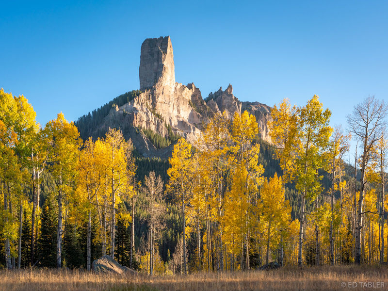 Chimney Rock Uncompahgre National Forest Colorado Ed Tabler 